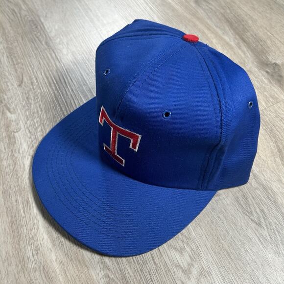 VintageTexas Rangers Hat Snapback MLB Baseball Gatorade Blue Cap - Picture 6 of 7